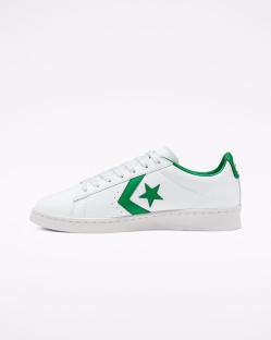 Zapatos Bajos Converse OG Pro Leather Para Mujer - Blancas/Verde | Spain-5481